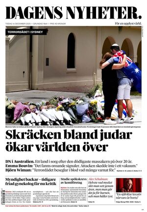Förstasida Dagens Nyheter