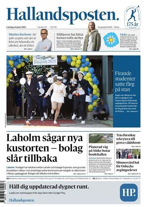 Förstasida Hallandsposten