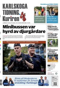 Förstasida Karlskoga Tidning-Kuriren