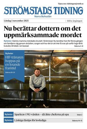 Förstasida Strömstads Tidning