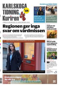 Förstasida Karlskoga Tidning-Kuriren
