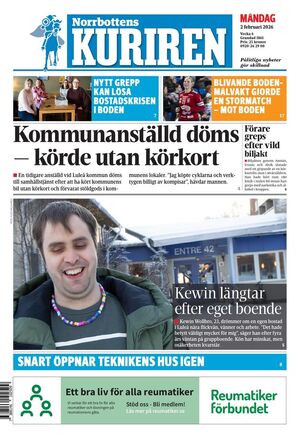 Förstasida Norrbottens-Kuriren