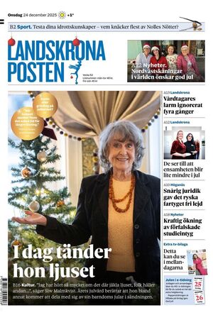 Förstasida Landskrona Posten
