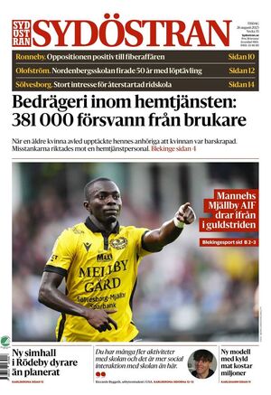 Förstasida Sydöstran