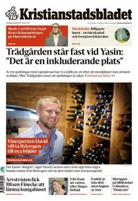Förstasida Kristianstadsbladet