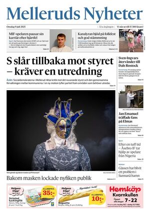 Förstasida Melleruds Nyheter