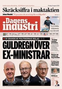 Förstasida Dagens industri