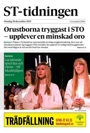 Förstasida ST-tidningen