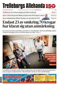 Förstasida Trelleborgs Allehanda