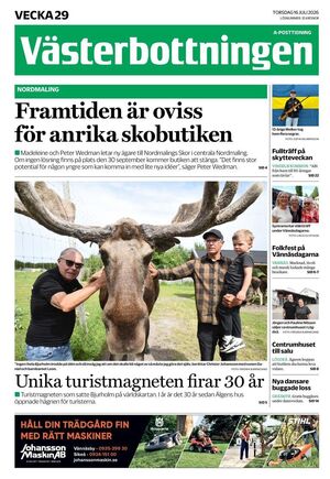 Förstasida Västerbottningen