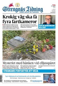Förstasida Strengnäs Tidning