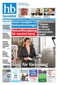 Förstasida Haparandabladet
