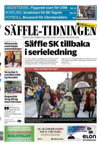Förstasida Säffle-Tidningen