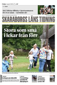Förstasida Skaraborgs Läns Tidning
