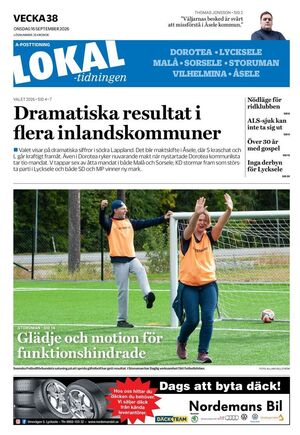 Förstasida Lokaltidningen