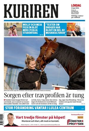 Förstasida Norrbottens-Kuriren