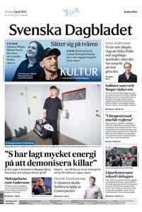 Förstasida Svenska Dagbladet