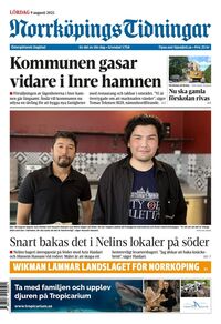 Förstasida Norrköpings Tidningar