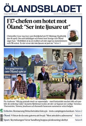 Förstasida Ölandsbladet