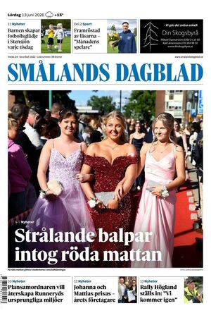 Förstasida Smålands Dagblad