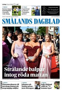 Förstasida Smålands Dagblad