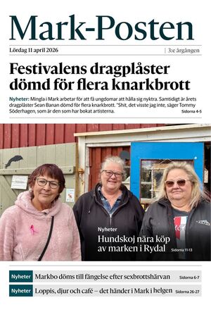 Förstasida Mark-Posten