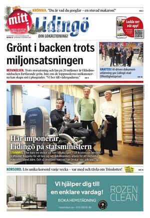 Förstasida Mitt i Lidingö