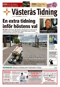 Förstasida Västerås Tidning