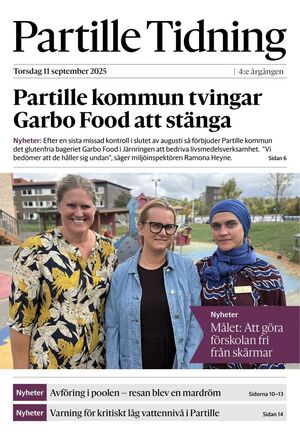 Förstasida Partille Tidning
