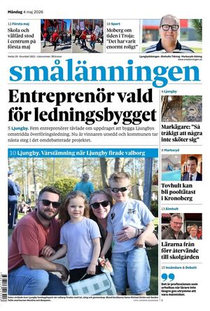 Förstasida Smålänningen