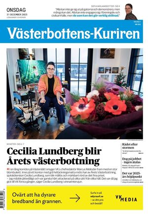 Förstasida Västerbottens-Kuriren