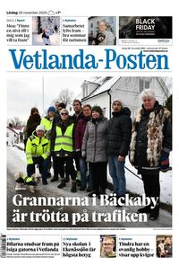 Förstasida Vetlanda-Posten