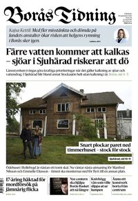 Förstasida Borås Tidning