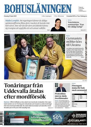 Förstasida Bohusläningen