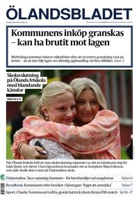 Förstasida Ölandsbladet