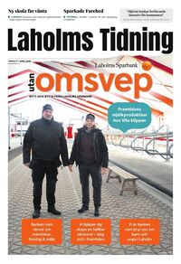 Förstasida Laholms Tidning