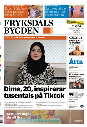 Förstasida Fryksdalsbygden
