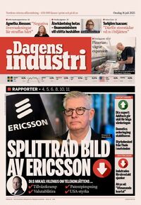 Förstasida Dagens industri