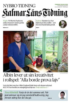 Förstasida Kalmar Läns Tidning