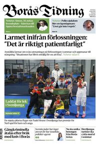 Förstasida Borås Tidning