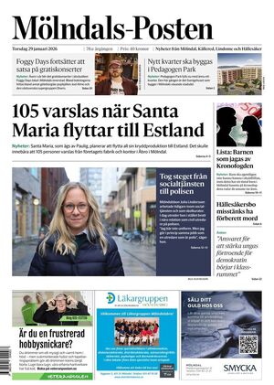 Förstasida Mölndals-Posten