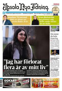 Förstasida Upsala Nya Tidning