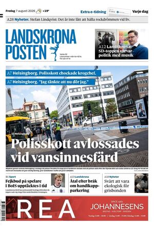 Förstasida Landskrona Posten