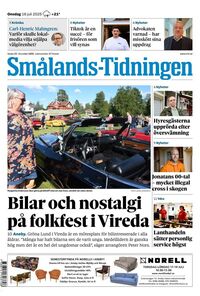 Förstasida Smålands-Tidningen