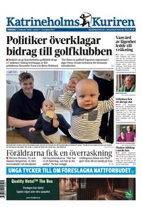 Förstasida Katrineholms-Kuriren