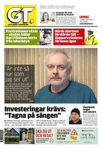Förstasida Gotlands Tidningar