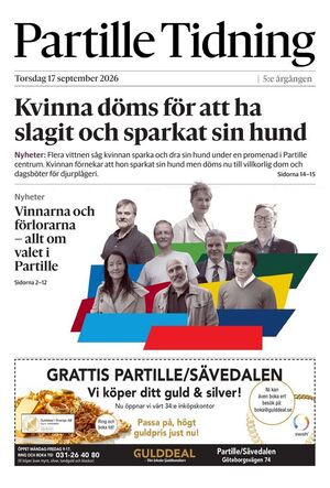 Förstasida Partille Tidning