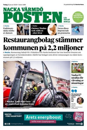 Förstasida Nacka Värmdö Posten Nacka