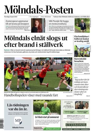 Förstasida Mölndals-Posten