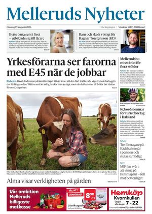 Förstasida Melleruds Nyheter